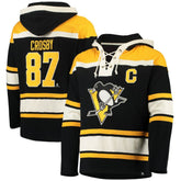 NHL Sidney Crosby Pittsburgh Penguins '47 Player Name & Number Lacer Pullover Hoodie