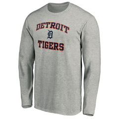 Heathered Gray Detroit Tigers Team Heart & Soul Long Sleeve T-Shirt