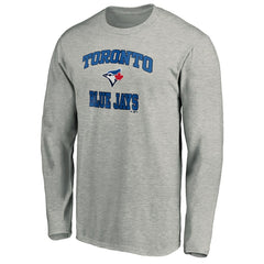 Heathered Gray Toronto Blue Jays Team Heart & Soul Long Sleeve T-Shirt