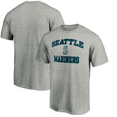 Heather Gray Seattle Mariners Fanatics MTO Label Heart & Soul T-Shirt