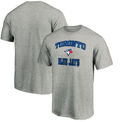 Heather Gray Toronto Blue Jays Fanatics MTO Label Heart & Soul T-Shirt