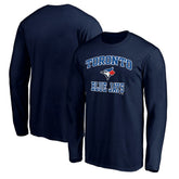 Navy Toronto Blue Jays Team Heart & Soul Long Sleeve T-Shirt