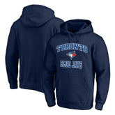 Navy Toronto Blue Jays Fanatics MTO Label Heart & Soul Pullover Hoodie
