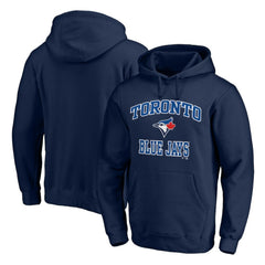 Navy Toronto Blue Jays Fanatics MTO Label Heart & Soul Pullover Hoodie