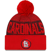 Red St. Louis Cardinals New Era Authentic Collection Sport Cuffed Knit Hat with Pom