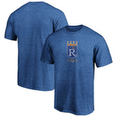 Royal Kansas City Royals Cooperstown Collection True Classics Throwback Logo Tri-Blend T-Shirt