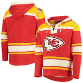 '47 Lacer V-Neck Pullover Hoodie - Kansas City Chiefs Hoodies