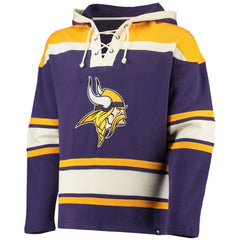 '47 Lacer V-Neck Pullover Hoodie - Minnesota Vikings Hoodies