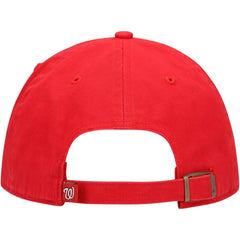 Red Washington Nationals '47 Clean Up Adjustable Hat