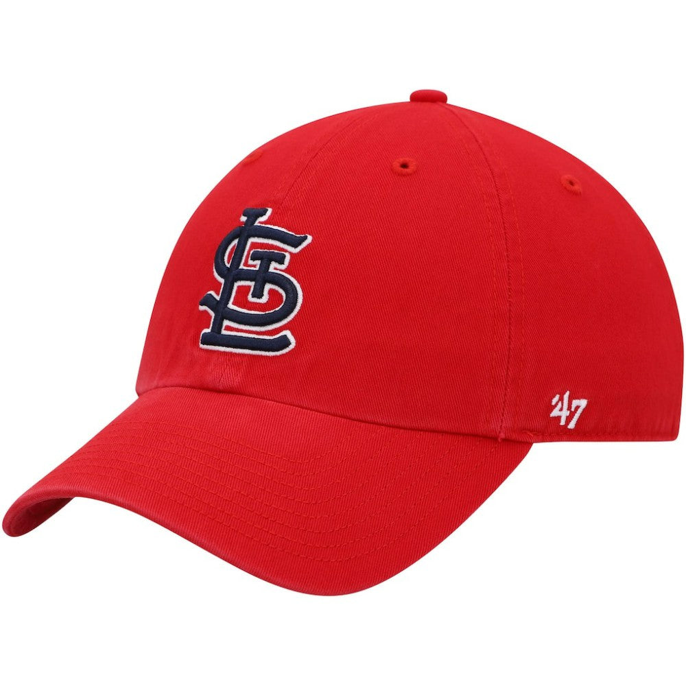 Red St. Louis Cardinals '47 Game Clean Up Adjustable Hat