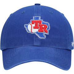 Royal Texas Rangers '47 Team Logo Cooperstown Collection Clean Up Adjustable Hat