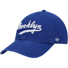 Royal Brooklyn Dodgers '47 Logo Cooperstown Collection Clean Up Adjustable Hat
