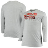 Big & Tall Practice Long Sleeve T-Shirt - Cleveland Browns T-shirts