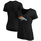 Women's Midnight Mascot Logo V-Neck T-Shirt - Denver Broncos T-shirts