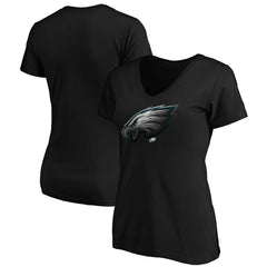 Women's Midnight Mascot Logo V-Neck T-Shirt - Philadelphia Eagles T-shirts