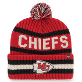 '47 Bering Cuffed Knit Hat with Pom - Kansas City Chiefs Hats