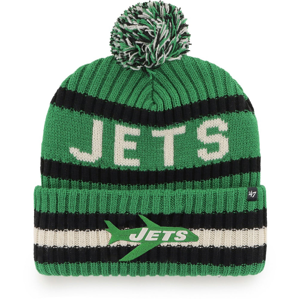 '47 Bering Cuffed Knit Hat with Pom - New York Jets Hats