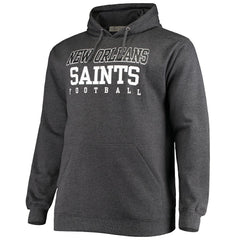 Big & Tall Practice Pullover Hoodie - New Orleans Saints Hoodies