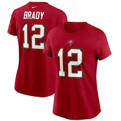 Tom Brady Women's Name & Number T-Shirt - Tampa Bay Buccaneers T-shirts