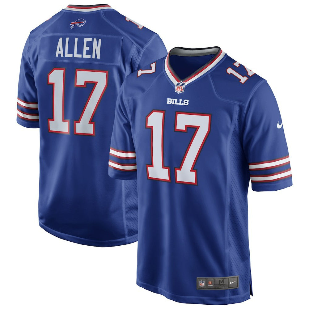 Josh Allen Team Game Player Jersey - Buffalo Bills Jerseys