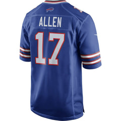 Josh Allen Team Game Player Jersey - Buffalo Bills Jerseys
