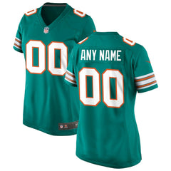 Women's Alternate Custom Game Jersey - Miami Dolphins Jerseys