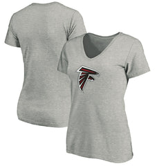 Women's Primary Logo V-Neck T-Shirt - Atlanta Falcons T-shirts