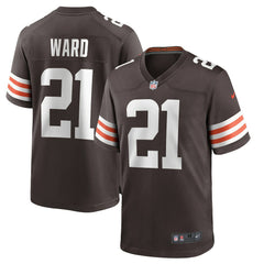Denzel Ward Player Game Jersey - Cleveland Browns Jerseys