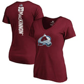NHL Nathan MacKinnon Colorado Avalanche Women's Playmaker V-Neck T-Shirt