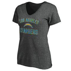 Women's Victory Arch V-Neck T-Shirt - Los Angeles Chargers T-shirts