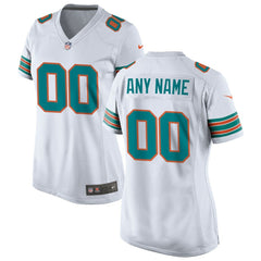 Women's Alternate Custom Game Jersey - Miami Dolphins Jerseys