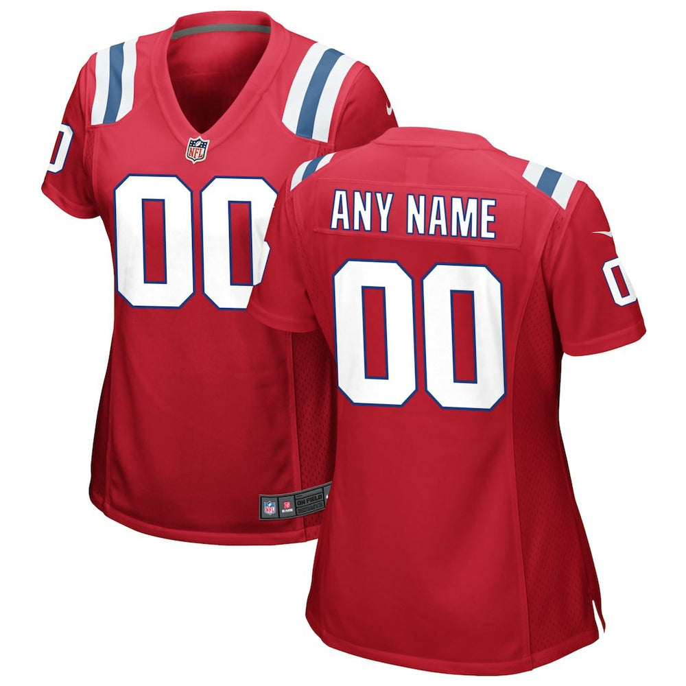Women's Alternate Custom Jersey - New England Patriots Jerseys