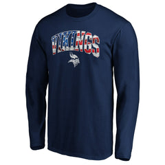 Banner Wave Long Sleeve T-Shirt - Minnesota Vikings T-shirts