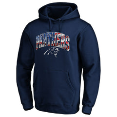 Banner Wave Fitted Pullover Hoodie - Carolina Panthers Hoodies
