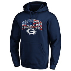 Banner Wave Fitted Pullover Hoodie - Green Bay Packers Hoodies