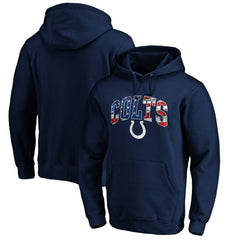 Banner Wave Fitted Pullover Hoodie - Indianapolis Colts Hoodies