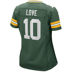 Jordan Love Women's Game Jersey - Green Bay Packers Jerseys