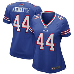 Tyler Matakevich Women's Player Game Jersey - Buffalo Bills Jerseys
