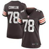 Jack Conklin Women's Player Game Jersey - Cleveland Browns Jerseys