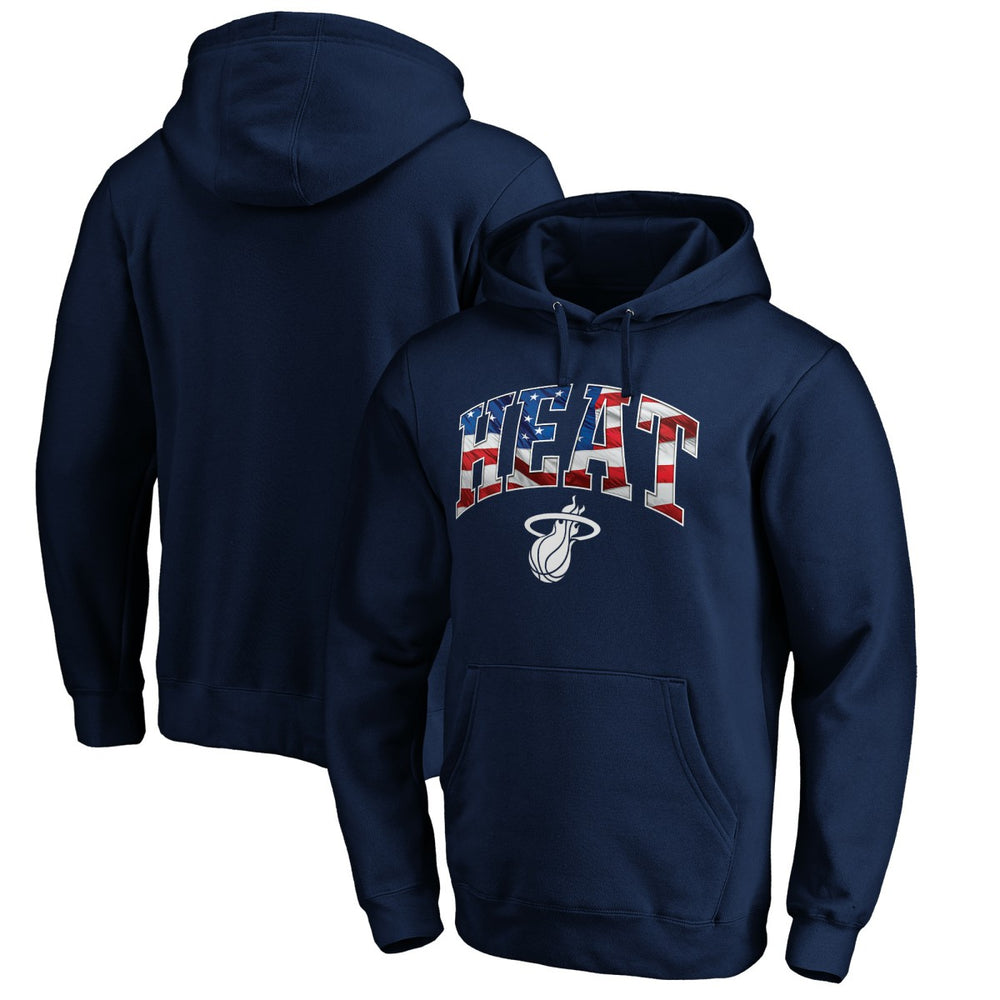 Miami Heat Banner Wave Pullover Hoodie