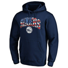 Philadelphia 76ers Banner Wave Pullover Hoodie