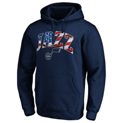 Utah Jazz Banner Wave Pullover Hoodie