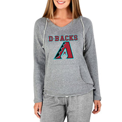 Gray Arizona Diamondbacks Concepts Sport Women's Mainstream Terry Long Sleeve Hoodie Top