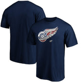 NHL Detroit Red Wings Banner Wave Logo T-Shirt