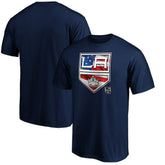 NHL Los Angeles Kings Banner Wave Logo T-Shirt