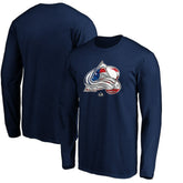 NHL Colorado Avalanche Banner Wave Logo Long Sleeve T-Shirt
