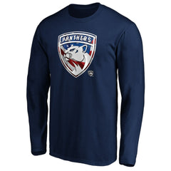 NHL Florida Panthers Banner Wave Logo Long Sleeve T-Shirt