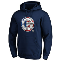 NHL Boston Bruins Banner Wave Logo Pullover Hoodie