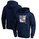NHL New York Rangers Banner Wave Logo Pullover Hoodie
