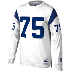 Deacon Jones Throwback Retired Player Name & Number Long Sleeve Top - Los Angeles Rams Tops